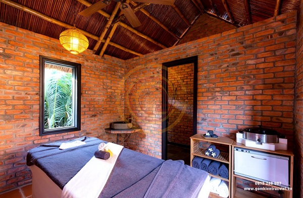 Mẫu nhà cấp 4 xây gạch không trát