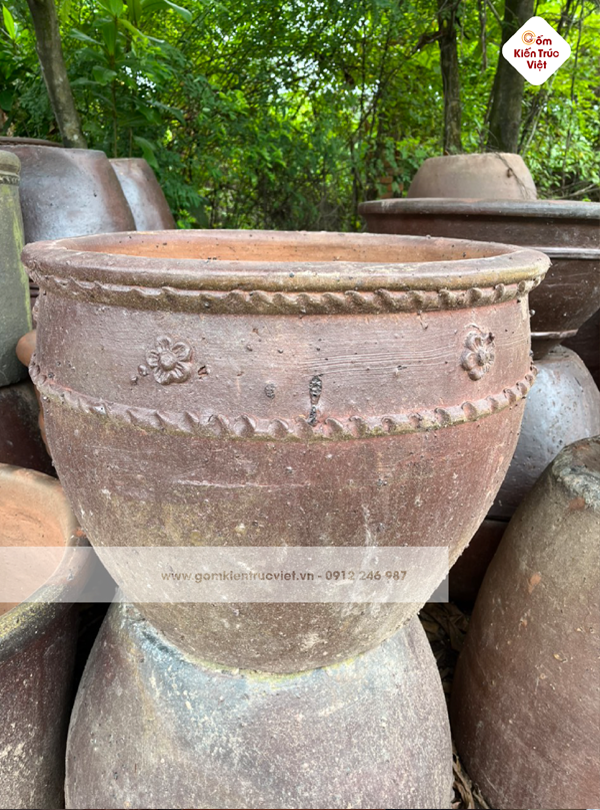 Gợi ý mẫu chậu đất nung trồng cây Tết