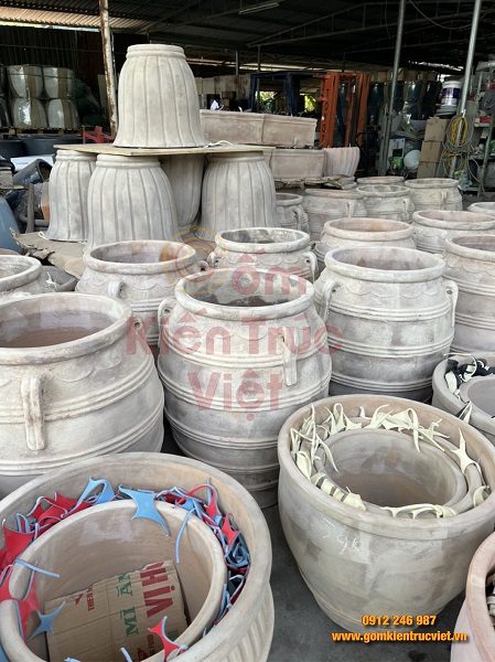 Gốm Bình Dương đơn vị sản xuất chậu gốm đất nung theo yêu cầu