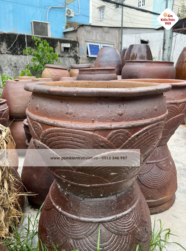 Gợi ý mẫu chậu đất nung trồng cây Tết