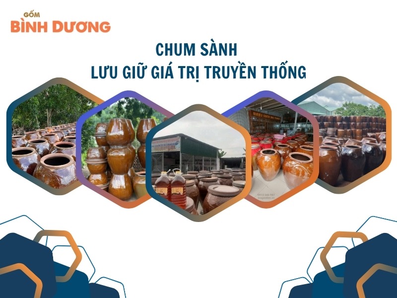 Sản phẩm chum sành Gốm Bình Dương