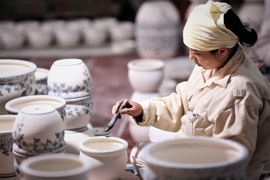 Đặc điểm nổi bật của chén bát kiểu xưa Lái Thiêu