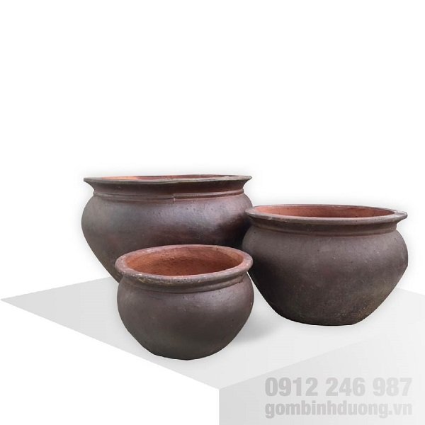 mẫu chậu gốm trồng cây đất nung