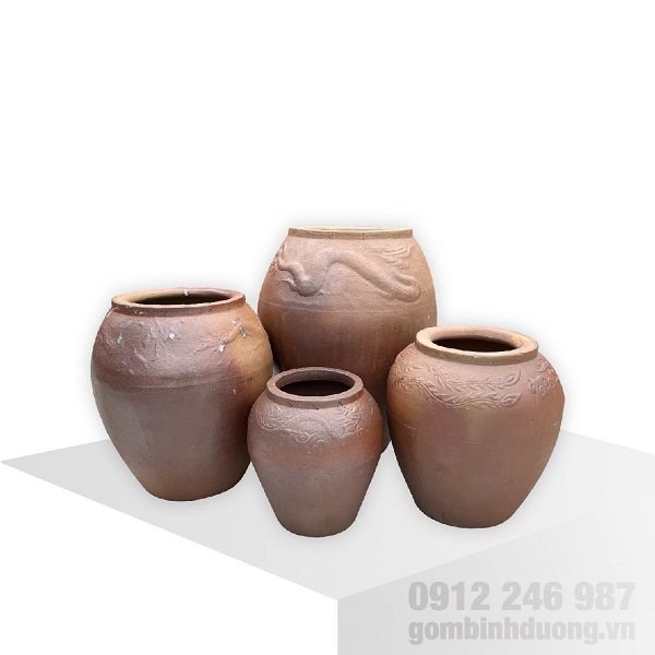 Tham khảo mẫu chậu gốm đất nung trồng cây đất nung