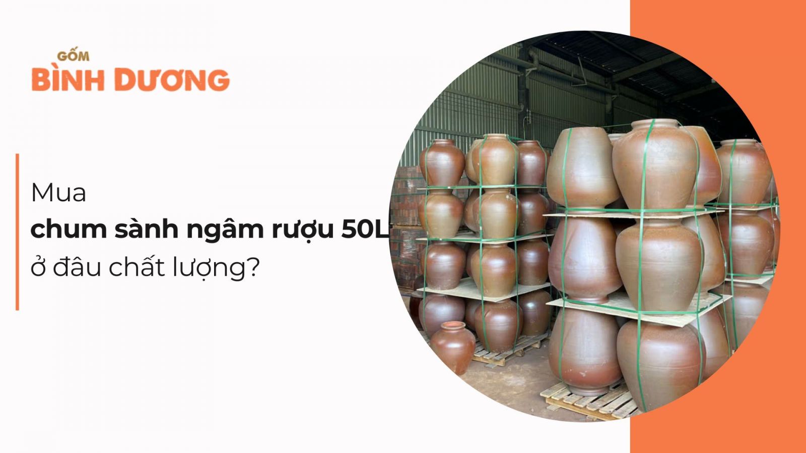 Mua chum sành ngâm rượu 50L ở đâu chất lượng?