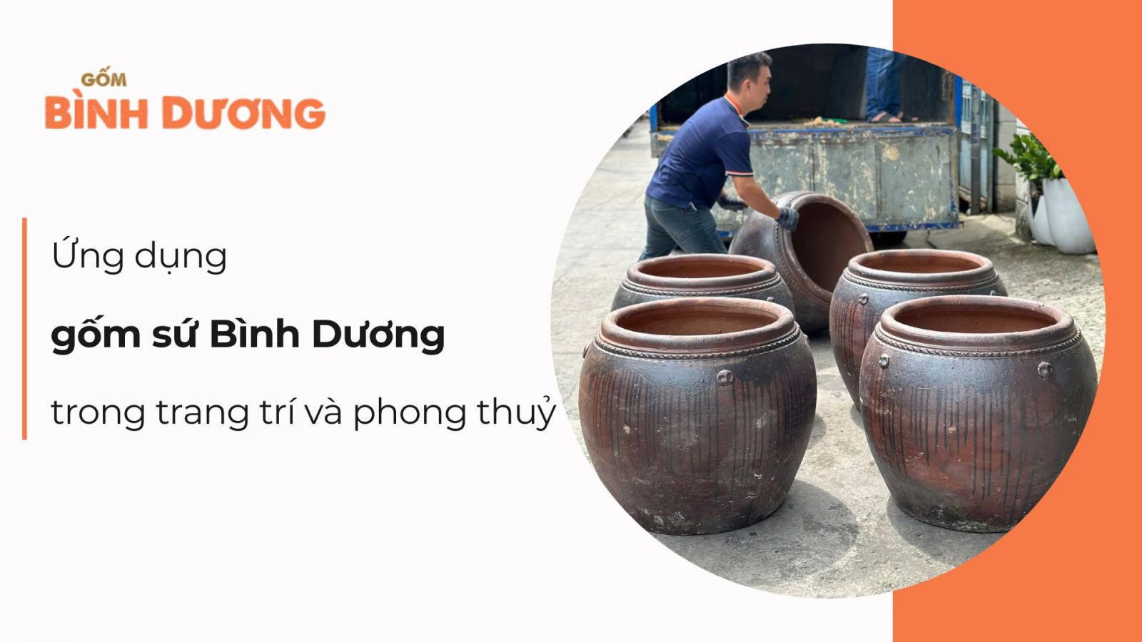 Ứng dụng gốm sứ Bình Dương trong trang trí và phong thuỷ