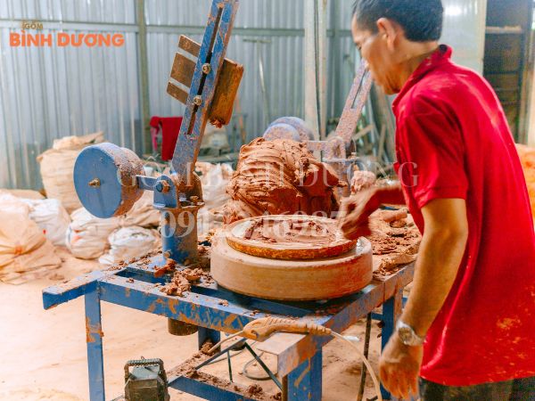 quy trình làm gạch gốm bình dương