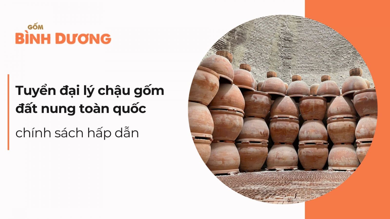 Tuyển đại lý chậu gốm đất nung toàn quốc, chính sách hấp dẫn