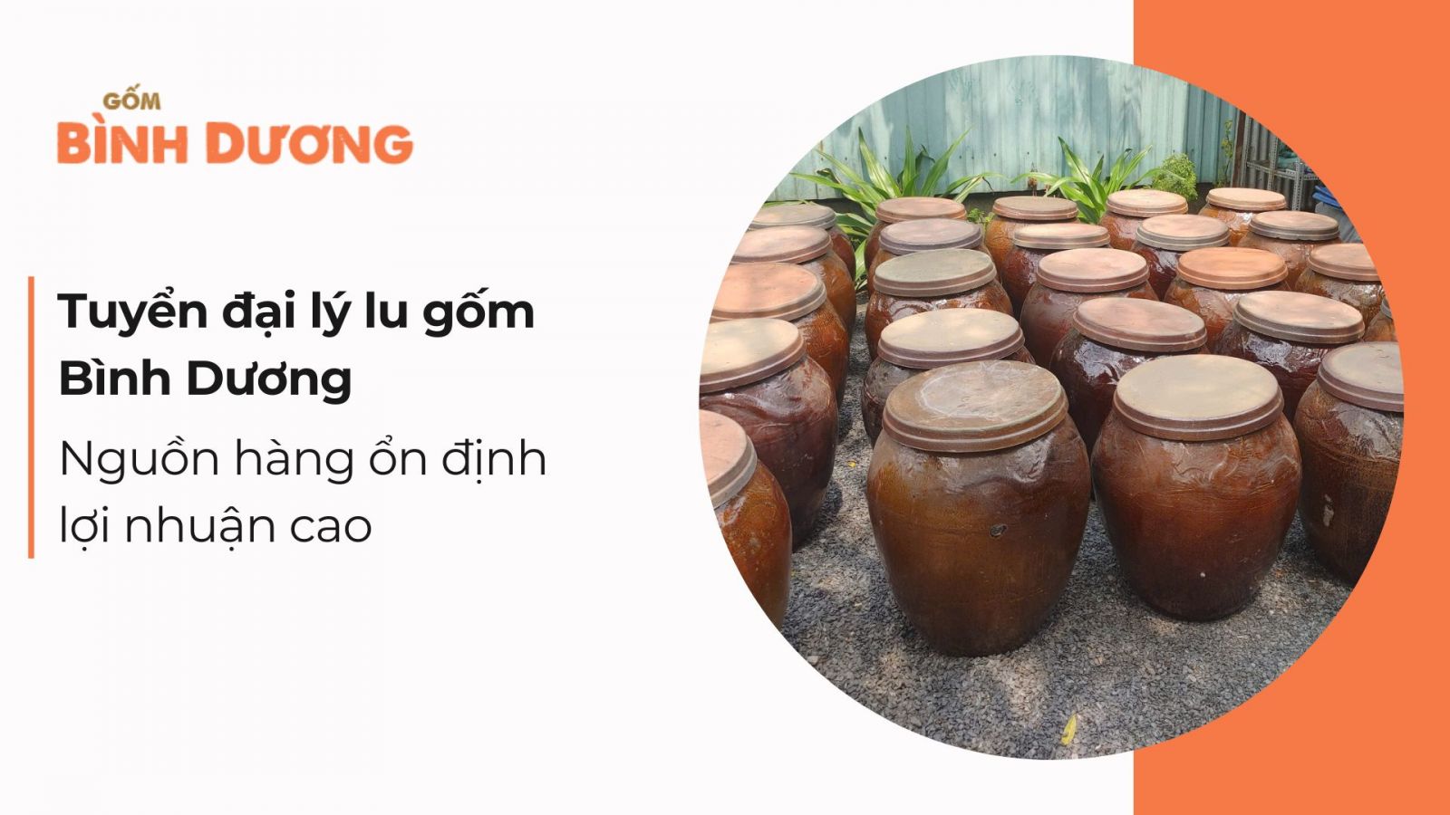 Tuyển đại lý lu gốm Bình Dương – Nguồn hàng ổn định, lợi nhuận cao