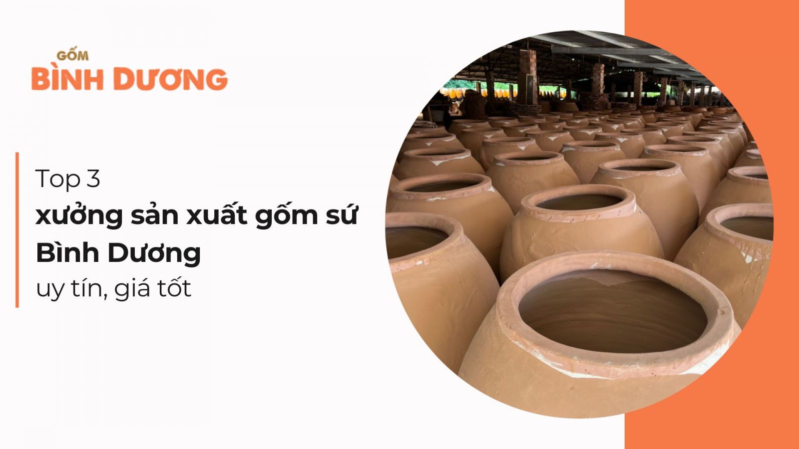 Top 3 xưởng sản xuất gốm sứ Bình Dương uy tín, giá tốt
